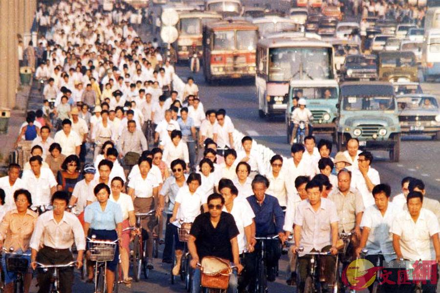 80年代的内地街头