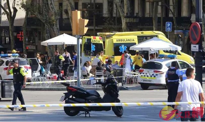 巴塞羅那恐襲 至少13死 1港人受傷