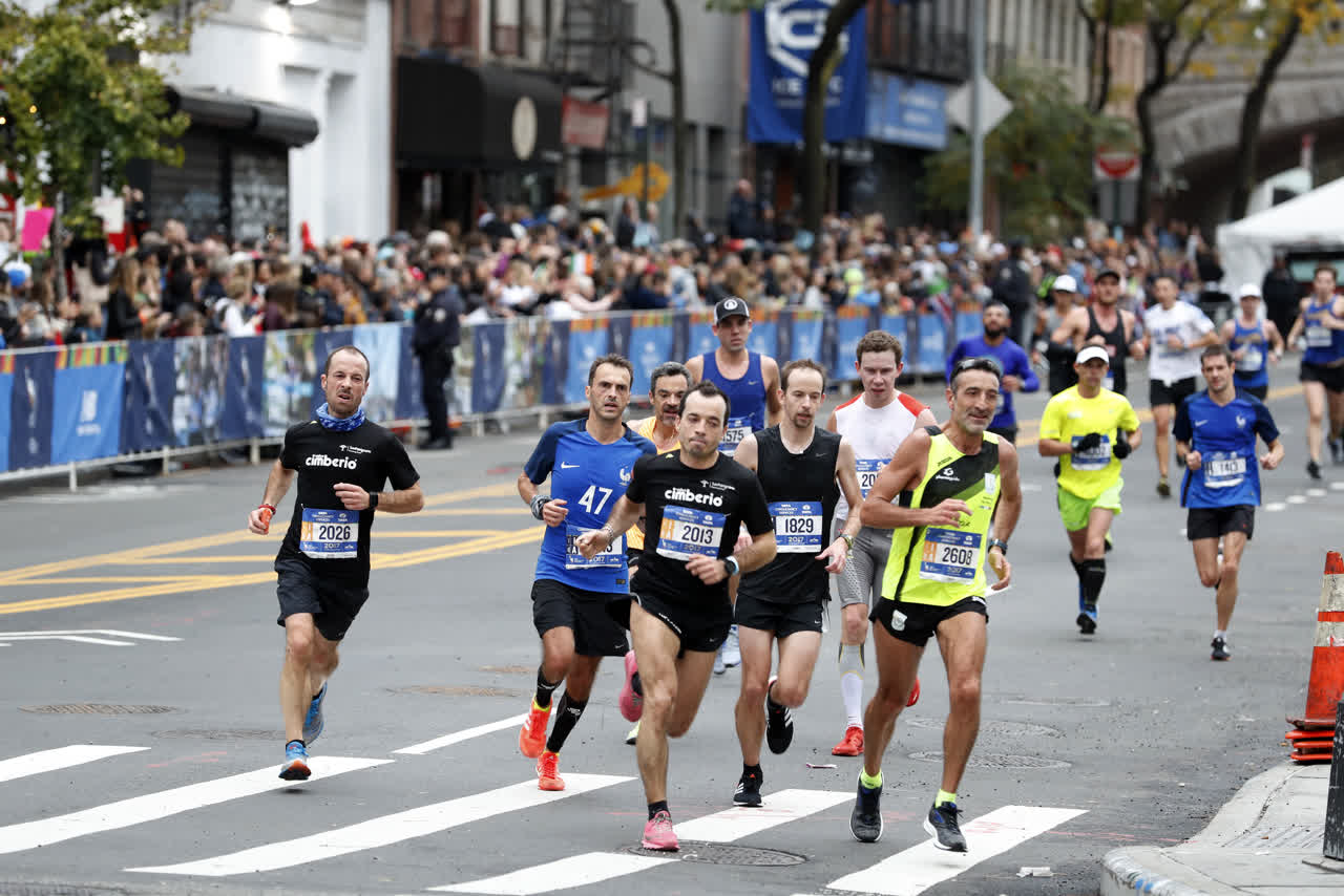 選手參加2017紐約馬拉松賽