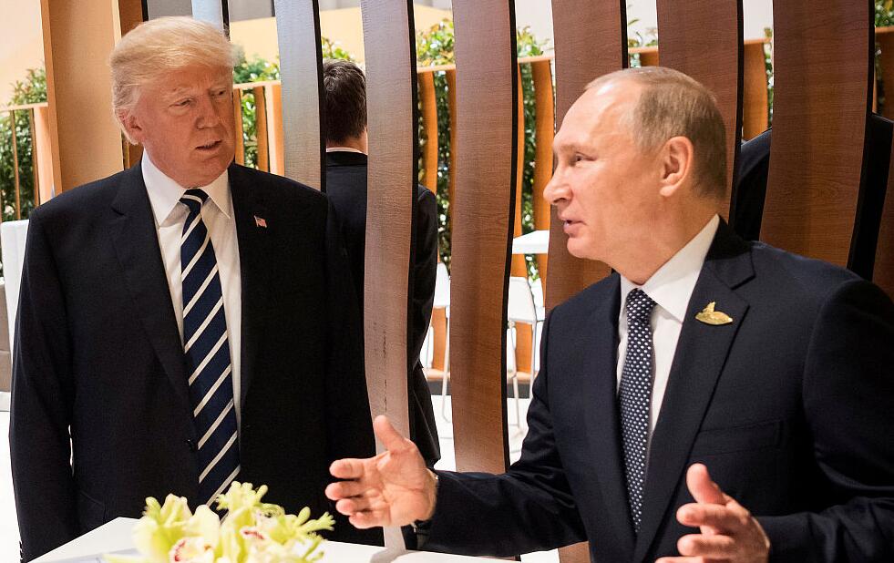 美國總統特朗普與俄羅斯總統普京（視覺中國）