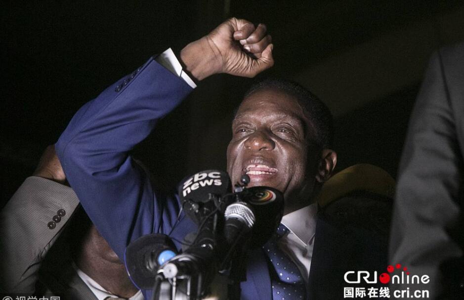 津巴布韋新任總統埃默森·姆南加古瓦