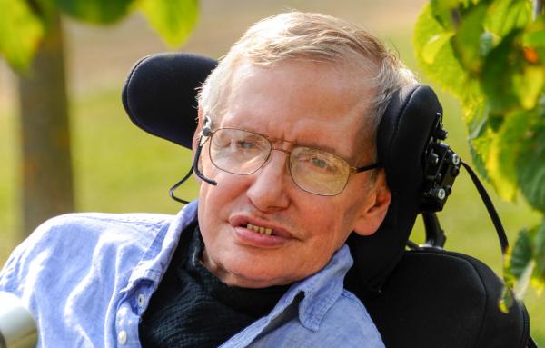 英國著名理論物理學家斯蒂芬·霍金 （Stephen Hawking） 資料圖