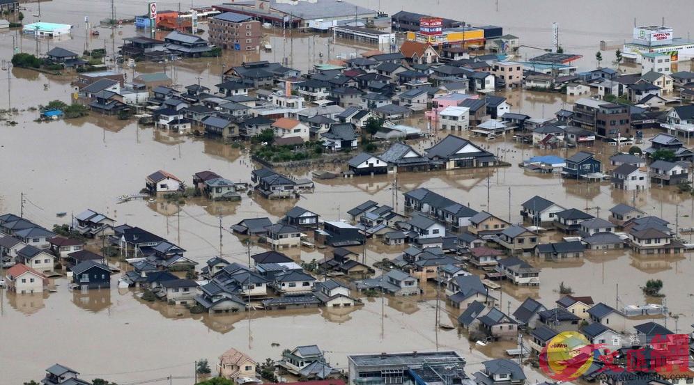 日本暴雨已造成近200人死亡]法新社^