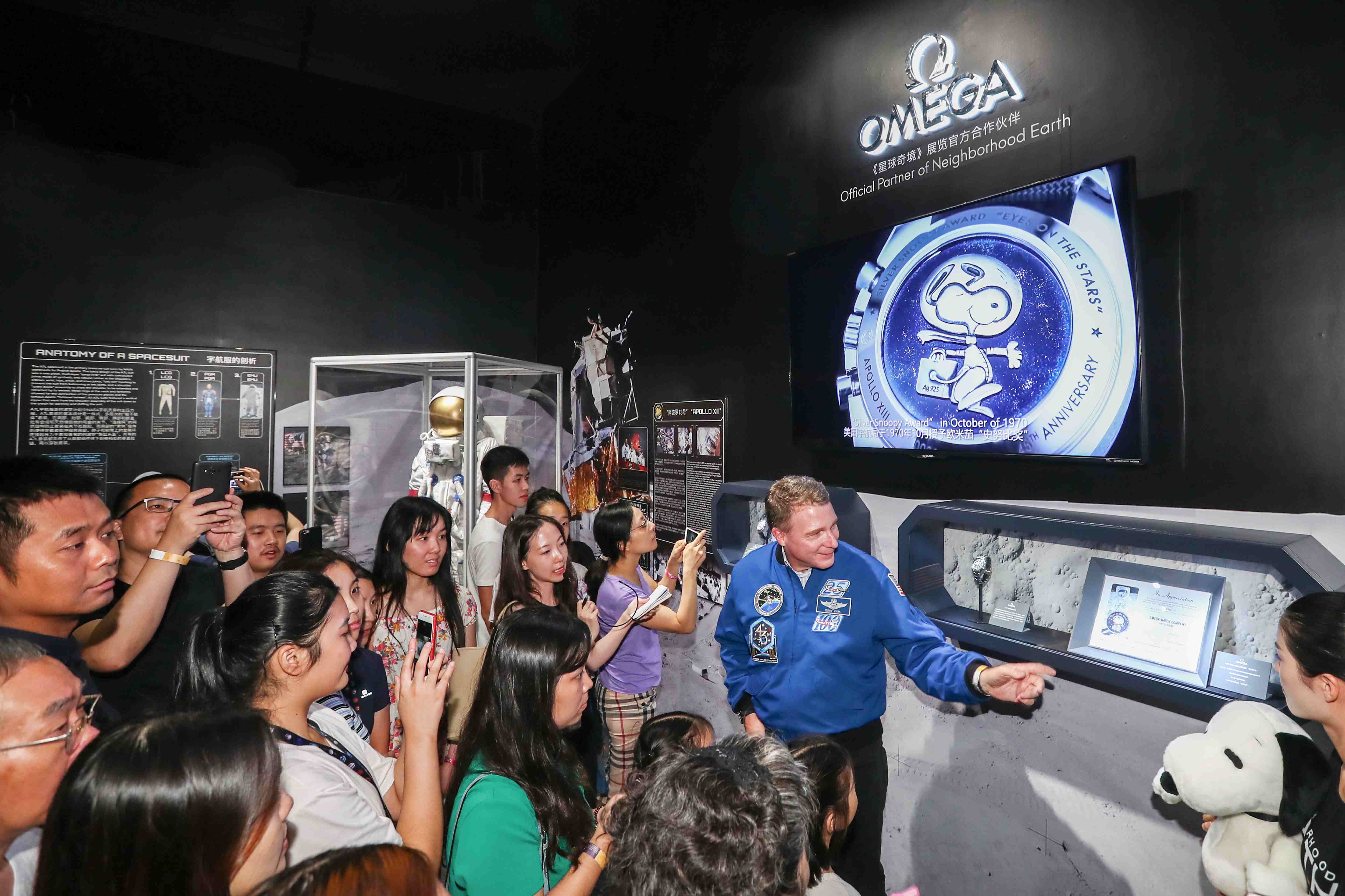 前NASA宇航員Terry Virts(特裡P弗茨)開幕現場與觀眾分享航天飛行經驗C熊君慧攝