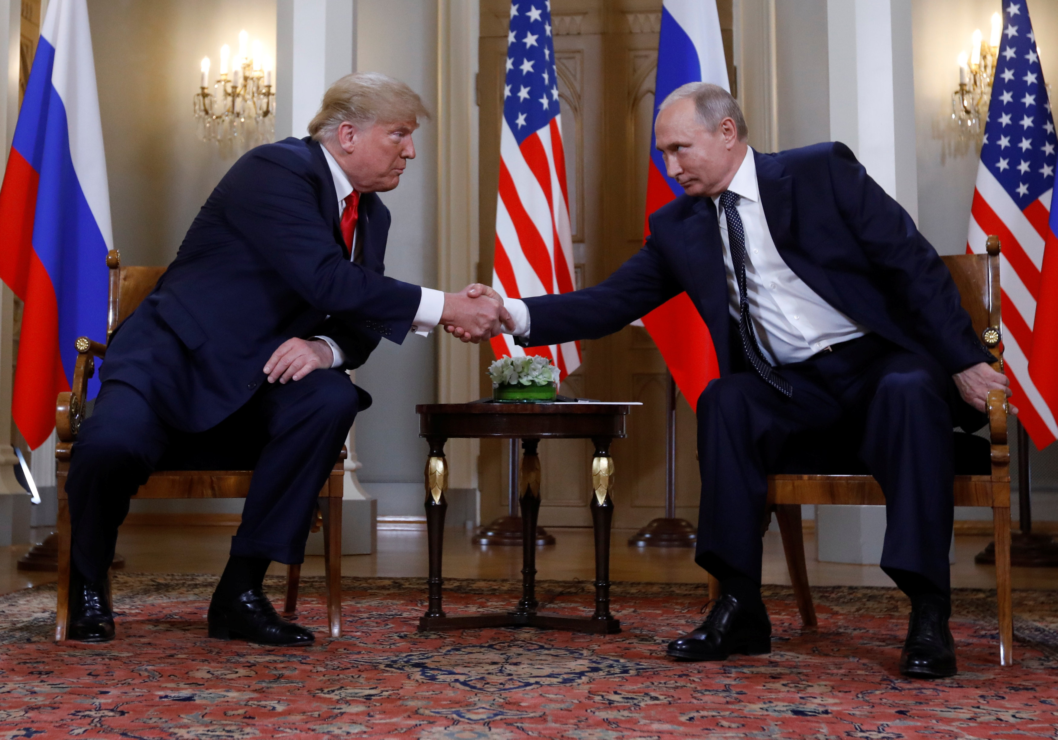 2018年7月16日A俄羅斯總統普京與美國總統特朗普舉行歷史性峰會]來源G路透社^
