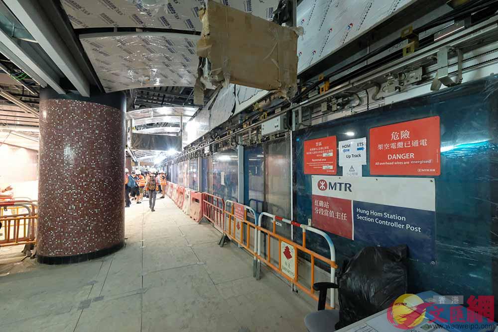 香港工程師學會表示一定會處分有欺詐行為的會員C圖為沙中線紅磡站地盤C(資料圖片)