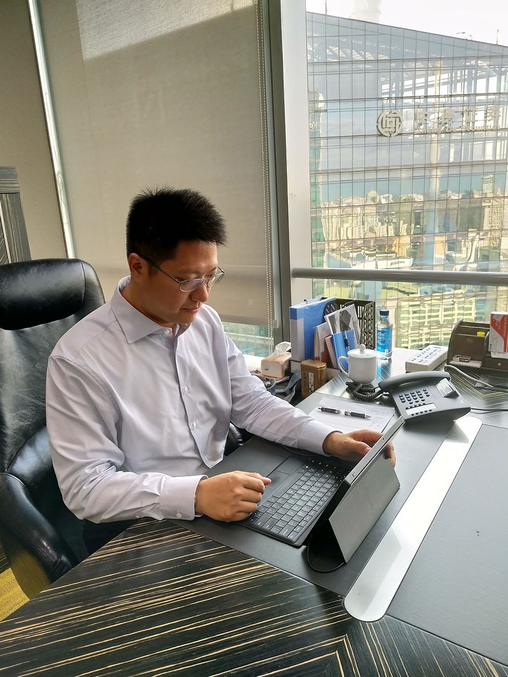 雪松集團融資部副總經理鄭智發C張寶峰攝