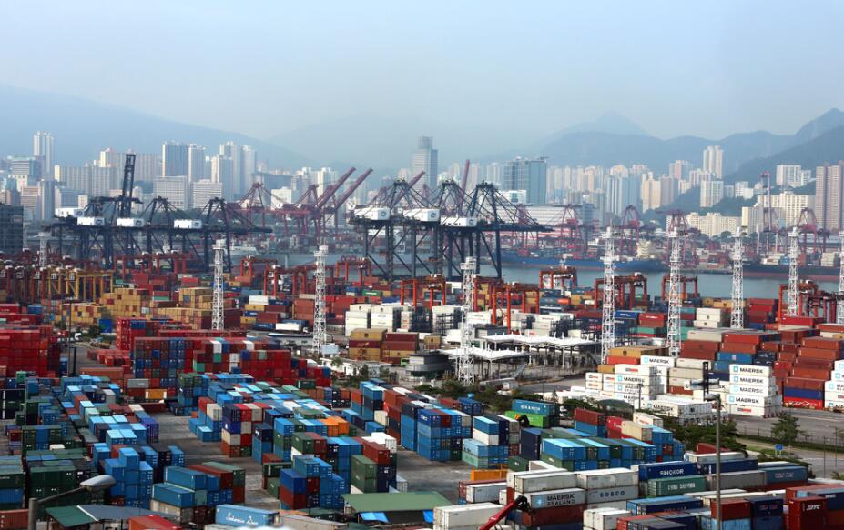 香港本年度出口增長預測降至3%]大公報資料圖^