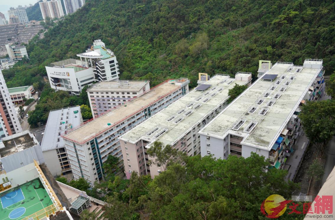 房協今日表示Au暫住租屋計劃v單位全數租出A首批住戶下周入住C圖為漁光村]全媒體記者李湃豐攝^