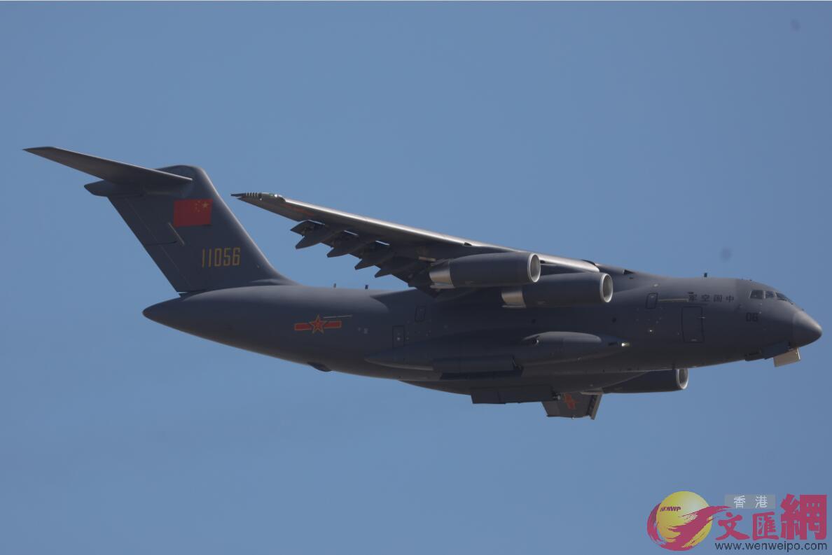 中國空軍大型運輸機運-20(全媒體記者 麥鈞傑 攝)