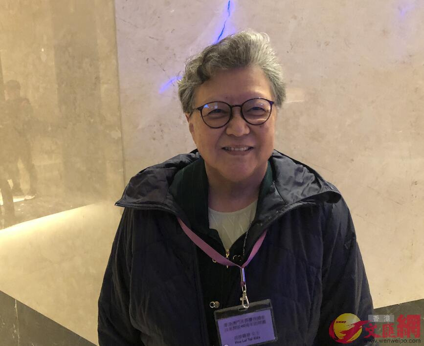 范徐麗泰（記者 葛沖 攝）