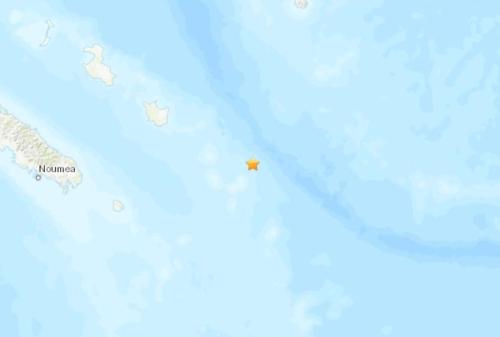 洛亞蒂群島東南部發生7.5級地震C(圖片來源G美國地質勘探局截圖)