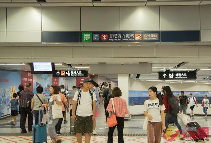 高鐵香港段日均乘客量逾5萬人次(大公報資料圖)