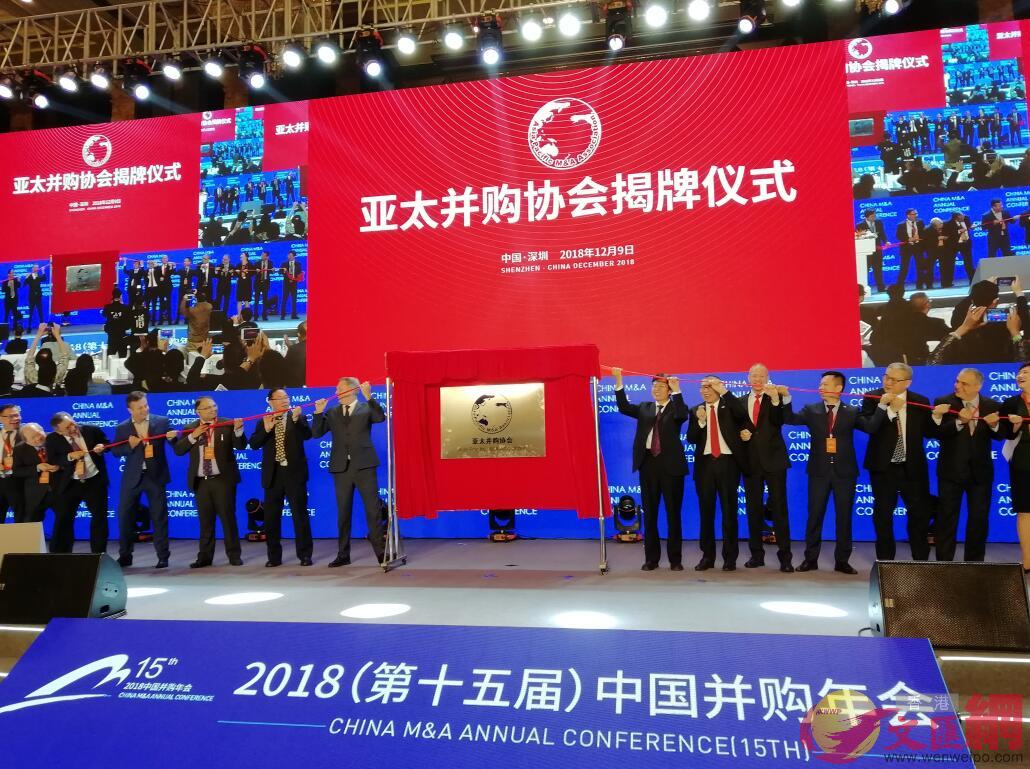 「亞太併購協會」揭牌儀式(記者 黃仰鵬 攝)