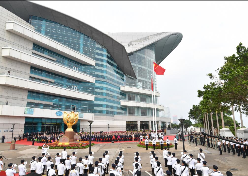 國歌法香港立法將會列明奏唱場合(新華社資料圖)