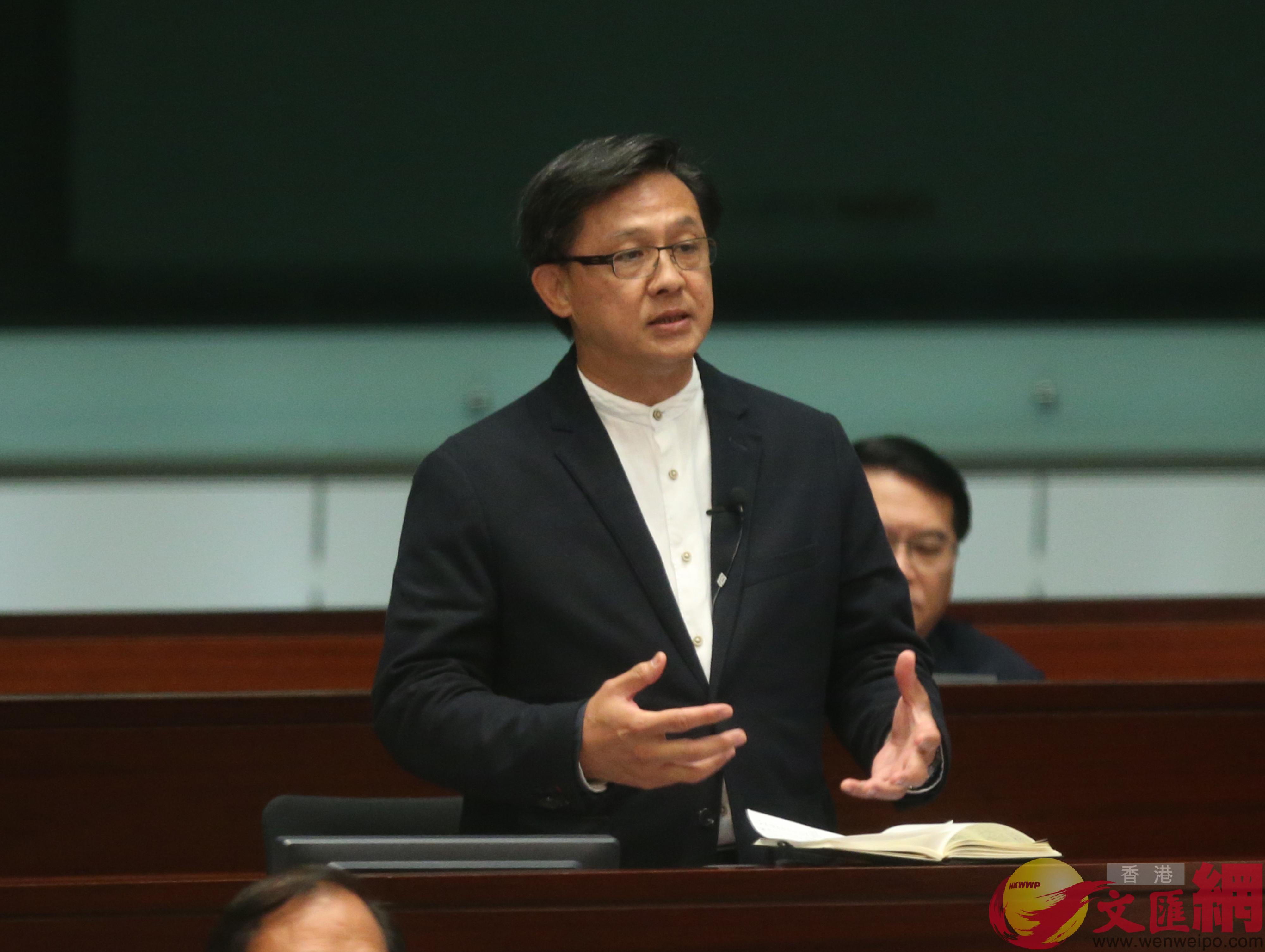 何君堯指�A支持律政司履行憲制責任�A主管刑事檢察工作�A不受任何干涉&nbsp;�]文匯報資料圖片�^