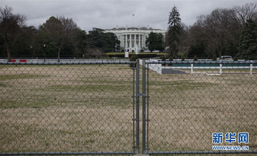 美政府「停擺」繼續 這是1月5日在美國華盛頓拍攝的白宮。新華社
