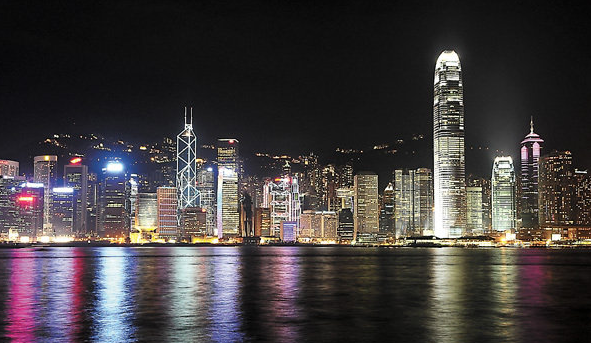 林鄭月娥表示A香港經濟穩健基礎良好C圖為維港風光(全媒體記者攝)
