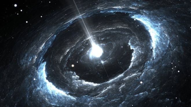 一顆高度磁化的旋轉中子星C天文學家稱其可能是電波來源C