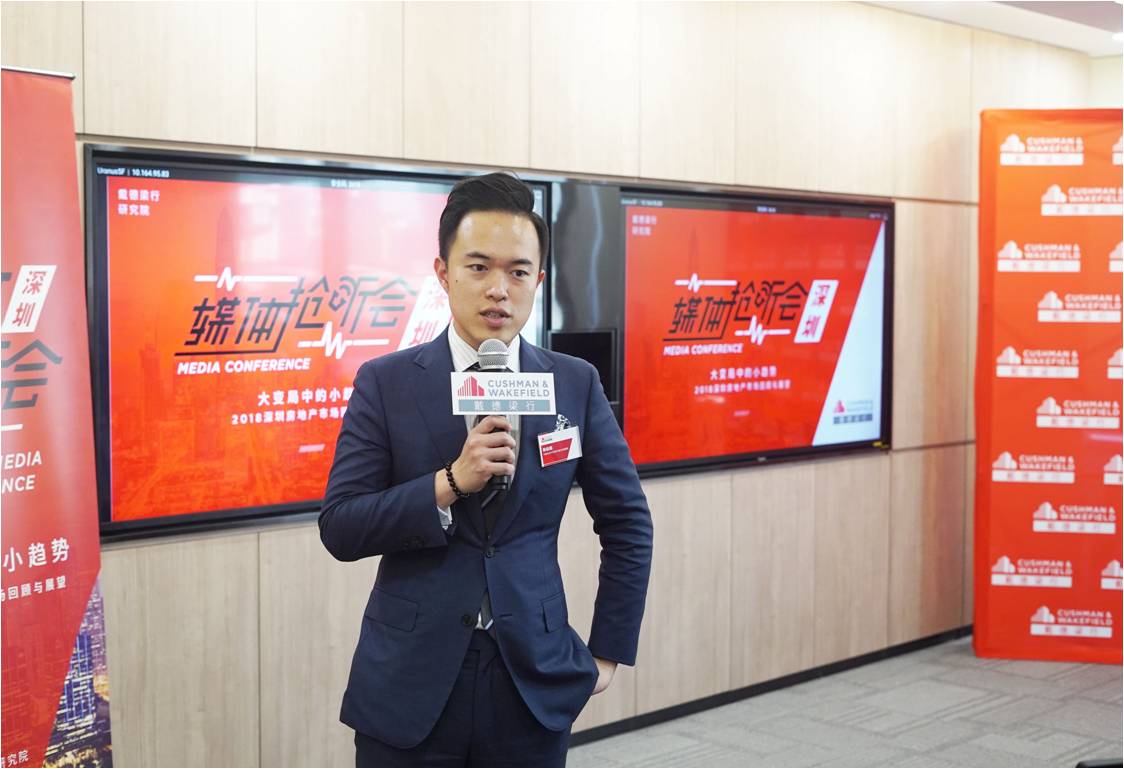 陈俊儒表示，粤港澳大湾区以及深圳的市场得到大量海内外投资机构的关注。（记者毛丽娟 摄）