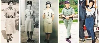 香港女警制服隨時代變遷A也反映了男女平等和社會進步C