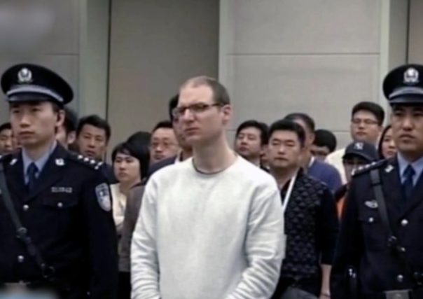 謝倫伯格在中國境內販毒被判處死刑]網絡圖片^