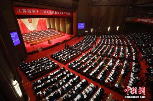1月14日，江蘇省第十三屆人民代表大會第二次會議在南京開幕