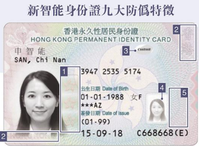 香港今起換領新智能身份證 流程暢順
