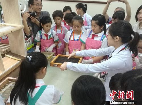 台灣台南市私立寶仁小學的小學生，赴廣州市進行文化參訪和交流體驗活動