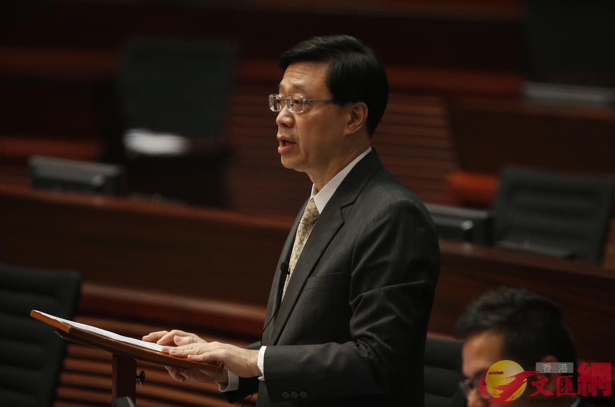 李家超表示A修例是要填補香港法律漏洞A並非單一處理港人涉嫌在台灣殺人案C]文匯報資料圖片^
