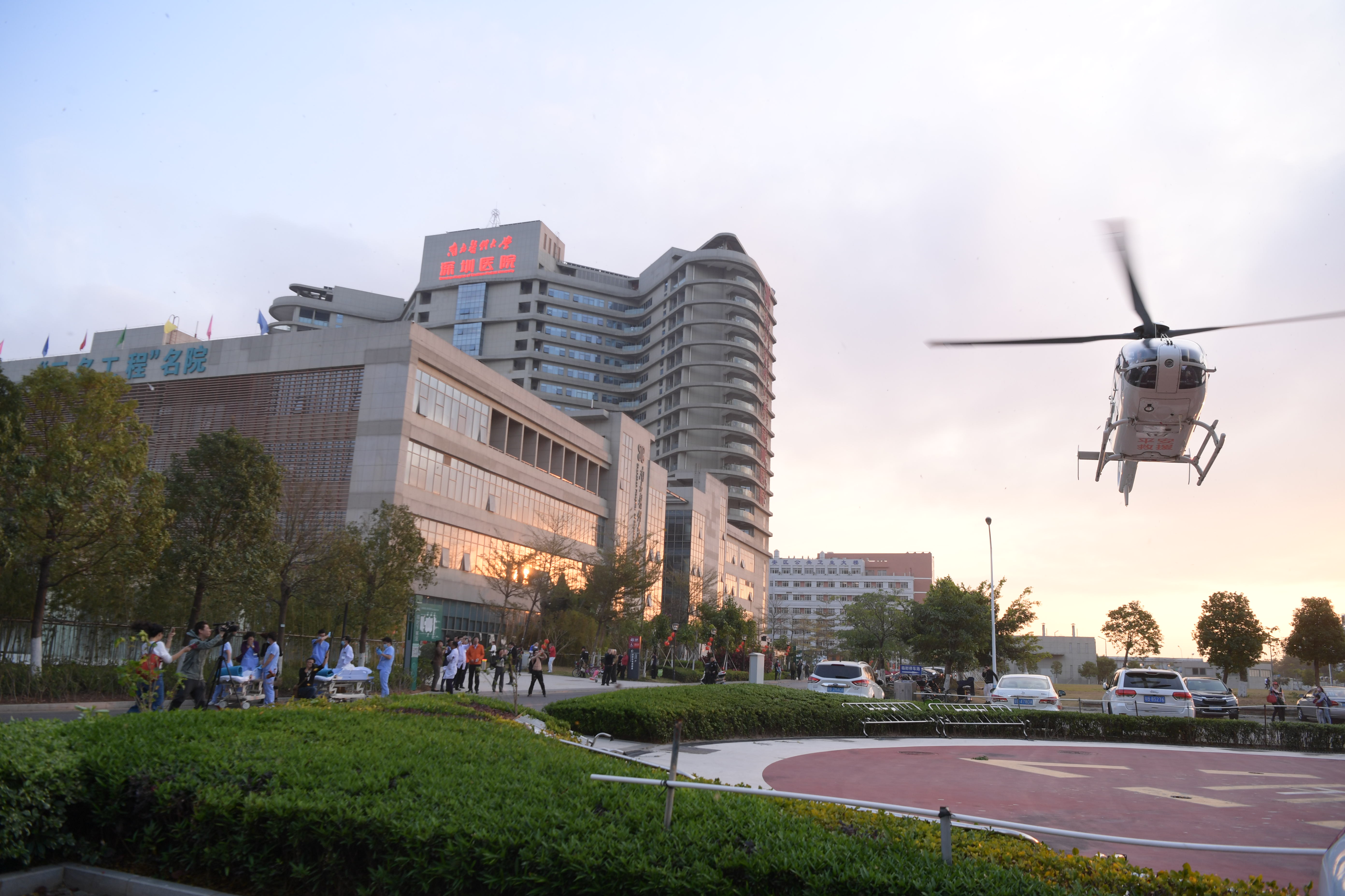 粵港澳大灣區直升機跨境服務需求量巨大 記者 郭若溪攝