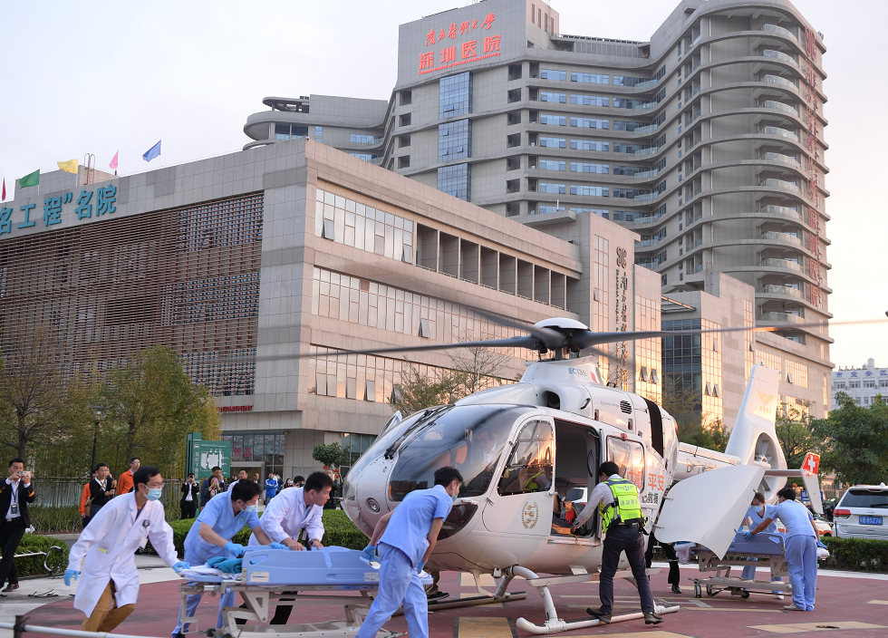 直升機已在應急救援領域開展應用 記者 郭若溪攝