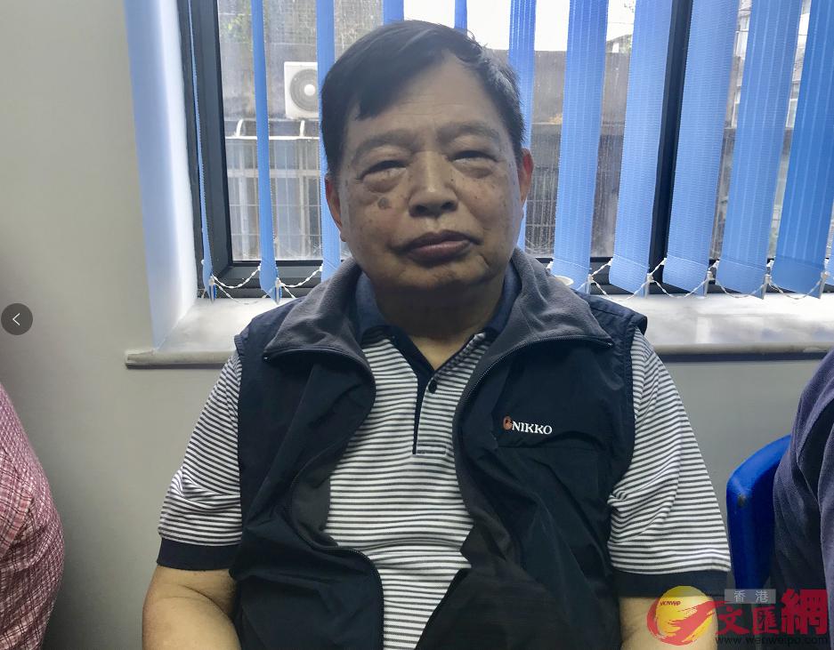 在廣州定居生活的香港長者譚國源表示A醫療問題成為他在大灣區養老的後顧之憂C(盧靜怡攝)