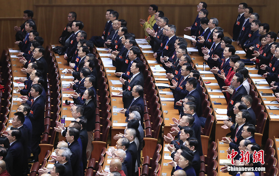 3月3日A中國人民政治協商會議第十三屆全國委員會第二次會議在北京人民大會堂開幕C 中新社
