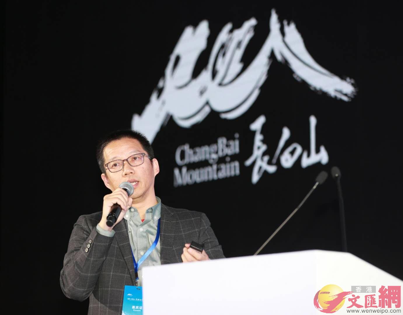 北京市滑雪協會副主席伍斌C本網記者盧冶攝