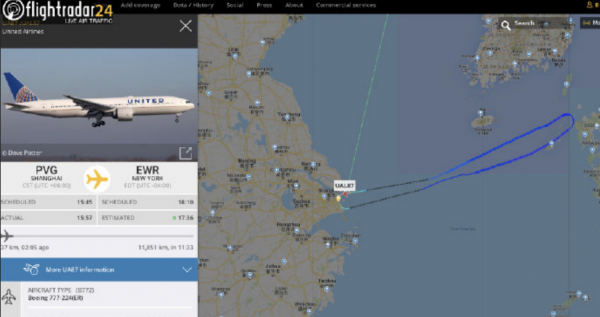 圖說G美聯航官網發佈的說明C來源Gflightradar24