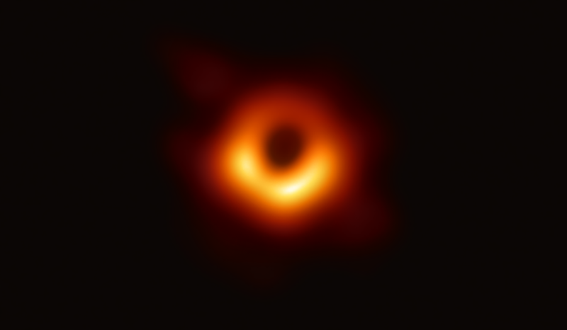 人類首張黑洞照片(官方圖片)