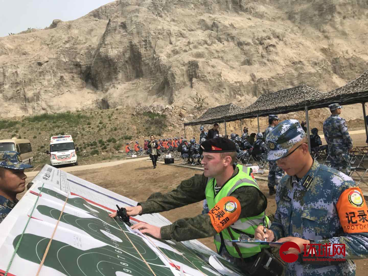 中俄u海上聯合X2019v軍事演習陸戰分隊軍事競賽舉行C