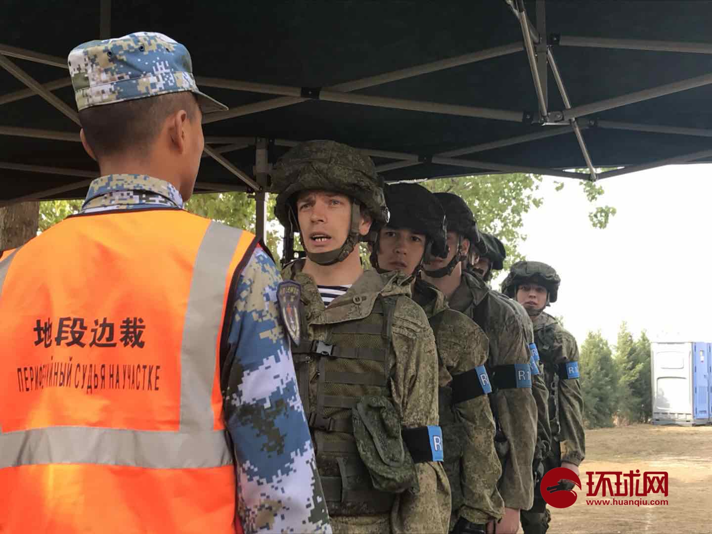 中俄u海上聯合X2019v軍事演習陸戰分隊軍事競賽舉行C