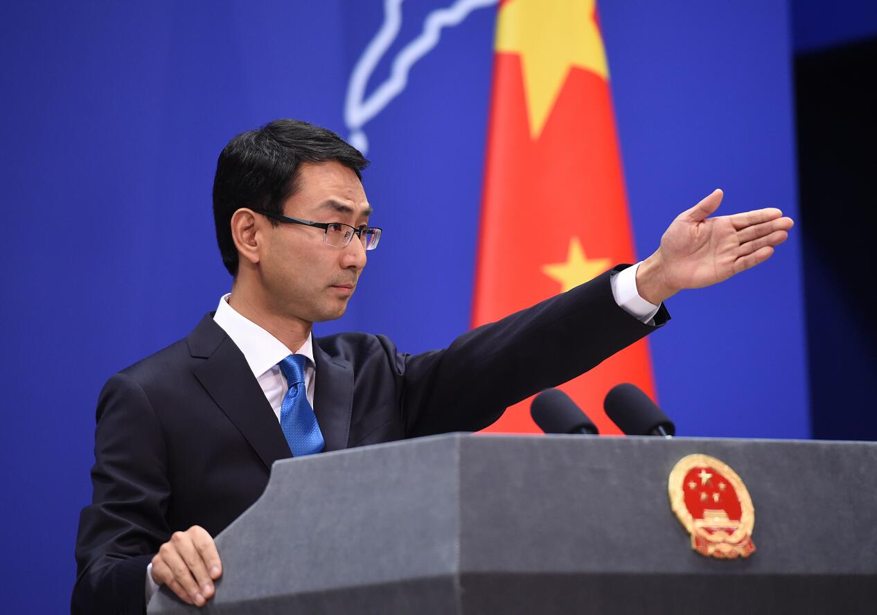 外交部發言人耿爽重申反對外國勢力干涉香港事務