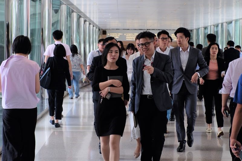 調查顯示A香港72%管理層或人力資源部計劃維持或增加員工C(全媒體記者麥鈞傑攝)