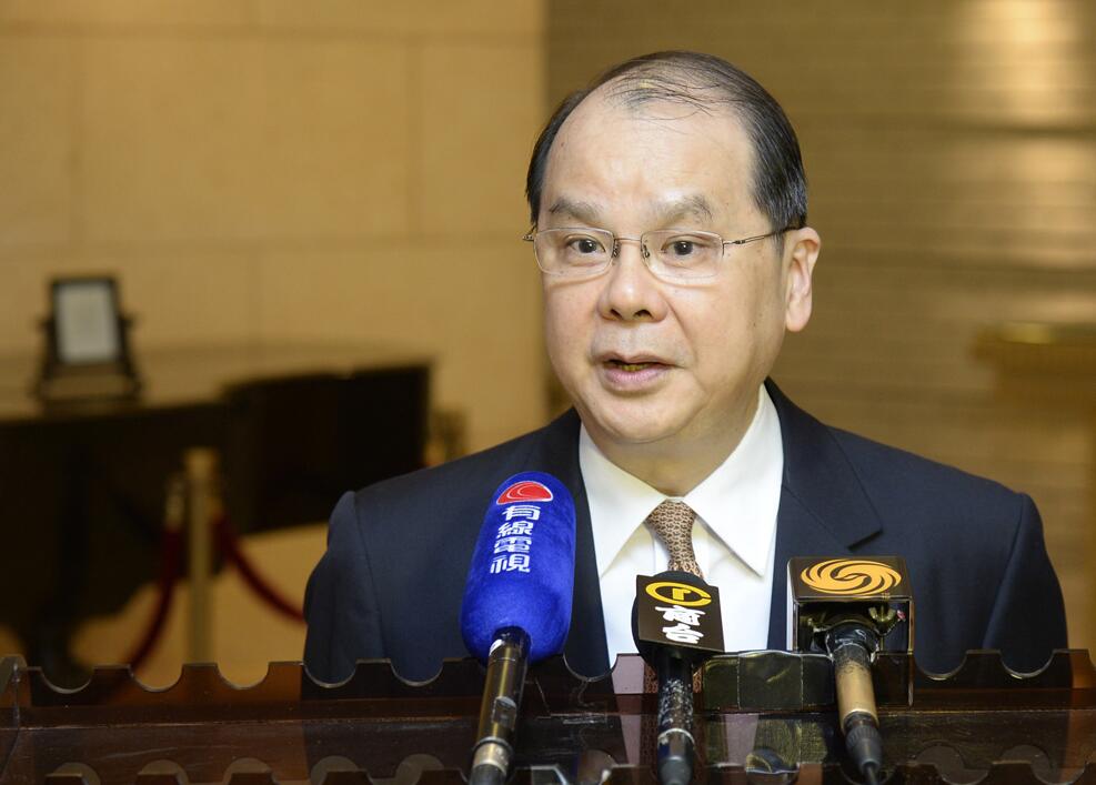 香港政務司司長張建宗(資料圖片)