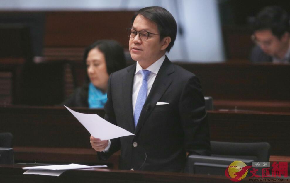 香港立法會保安事務委員會主席陳克勤強烈譴責縱火暴行