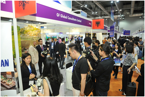 去年舉行的首屆u香港一帶一路國際食品展v盛況