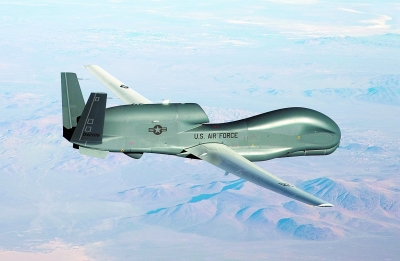 美國空軍發佈的RQ-4u全球鷹v無人機的資料照片C
