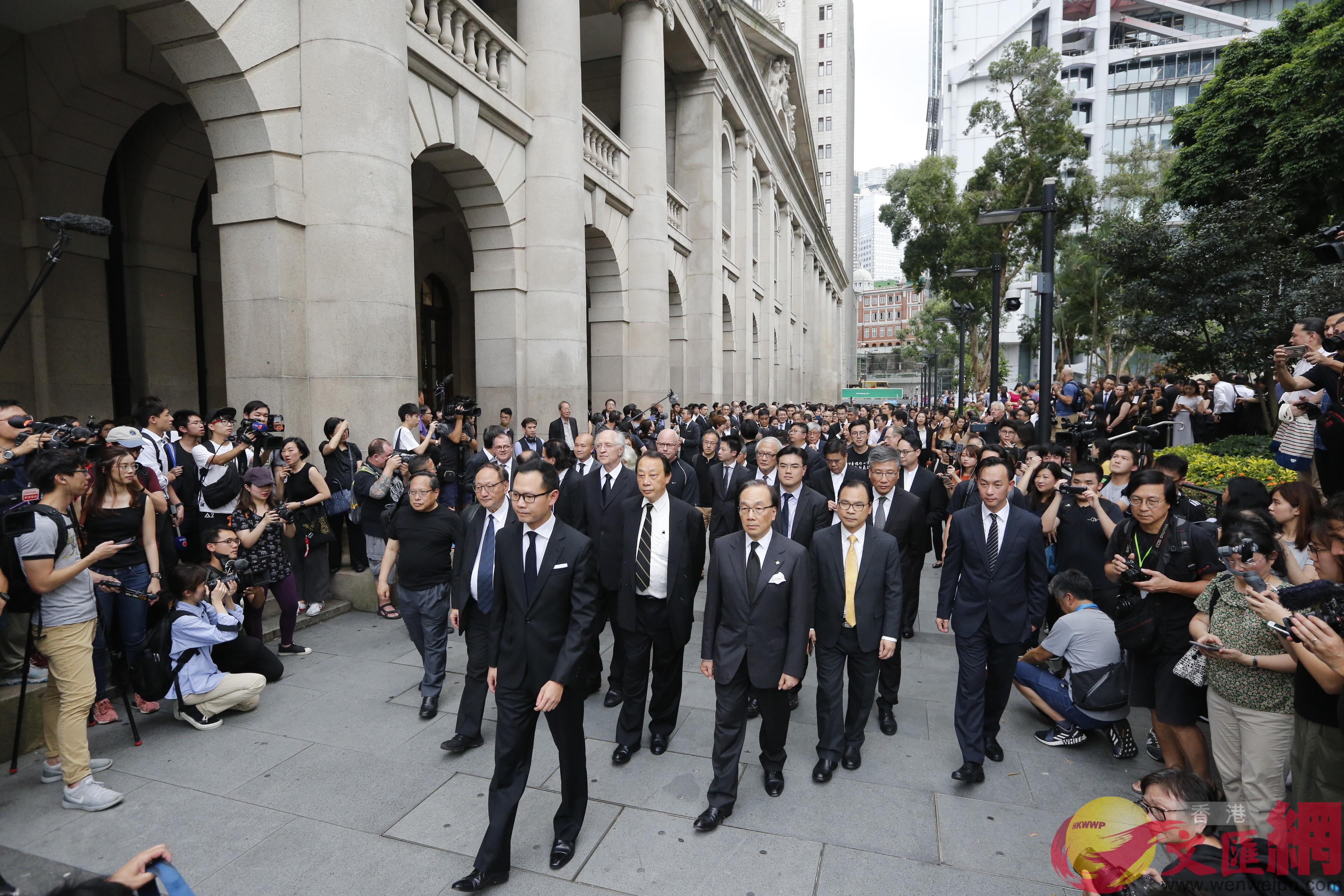 法律界黑衣遊行C 香港文匯報記者曾慶威攝 