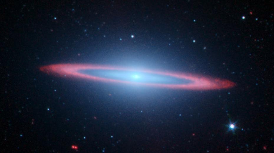圖為距離地球2800萬光年的Messier 104星系A也稱為草帽星系C