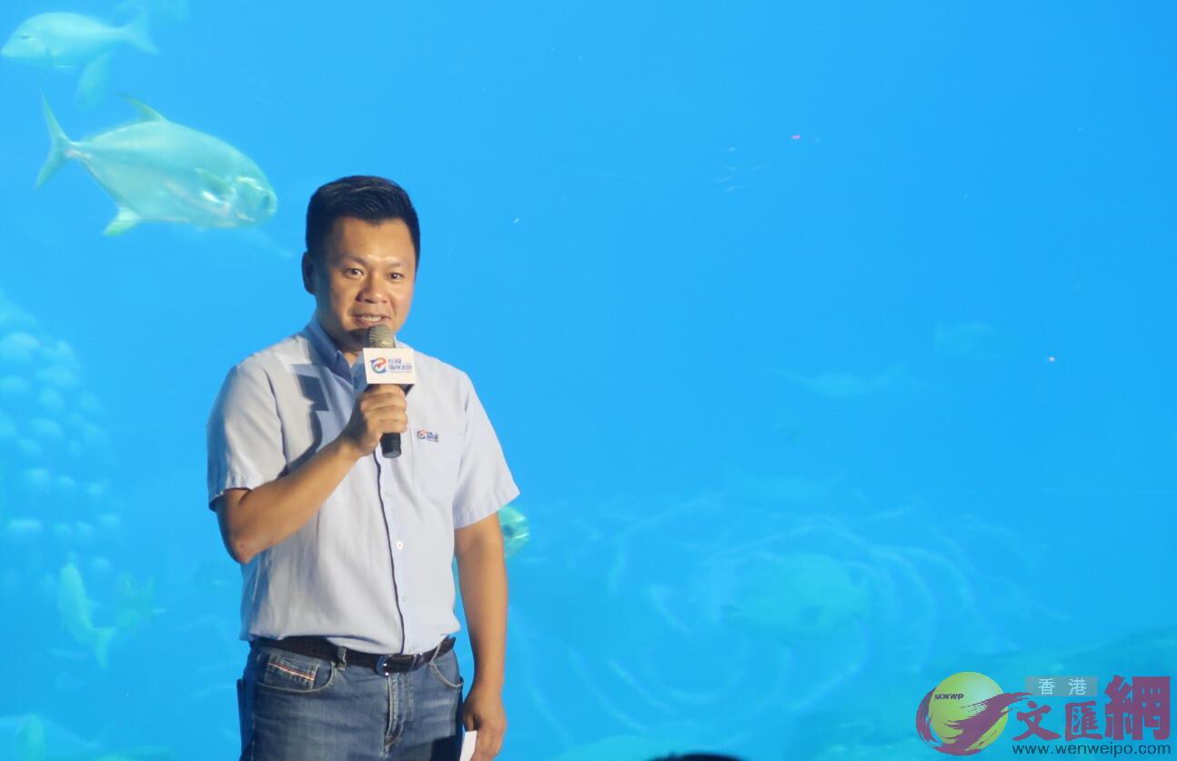 海長隆海洋王國副總經理B海洋動物專家李湛偉]記者胡若璋攝^