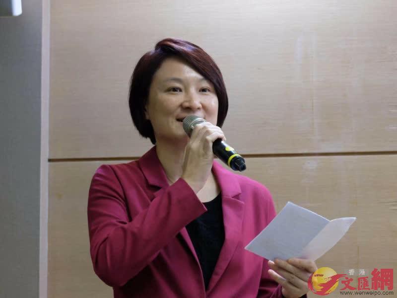 民建聯主席李慧琼在會上致辭（大公文匯全媒體記者攝）
