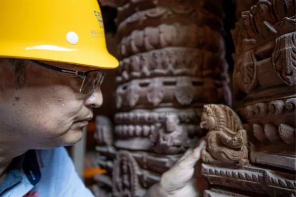 中國u文物醫生v周建國說A以中國經驗u治療v九層神廟也是在助力尼泊爾歷史文化傳承C新華社